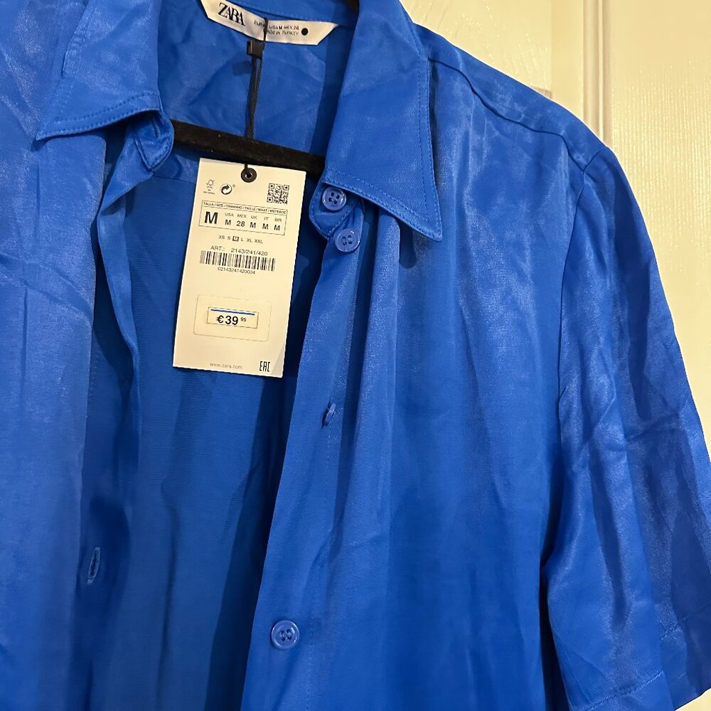 Zara Blue Top